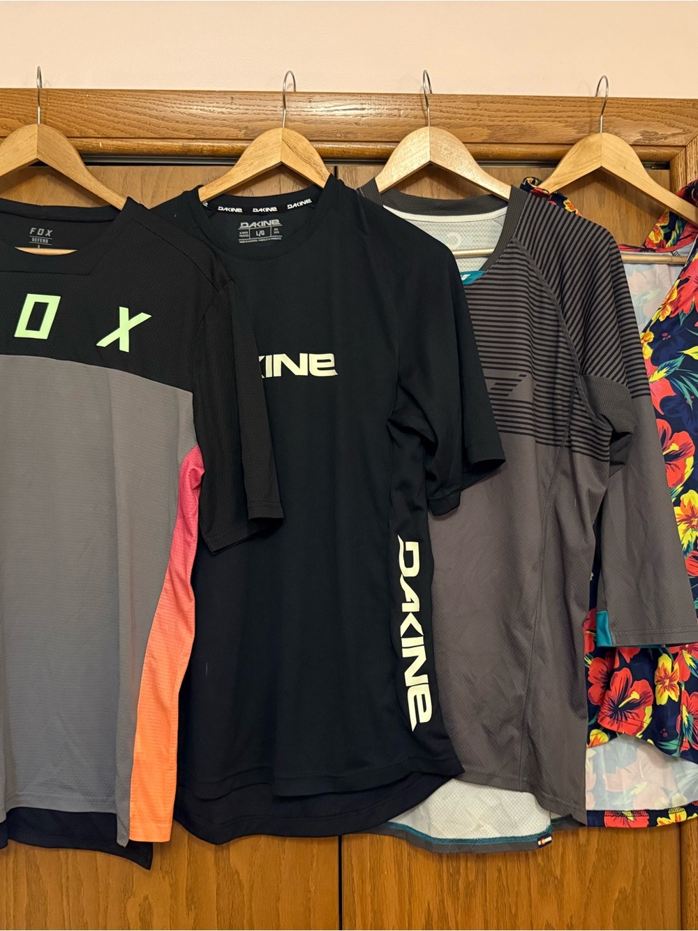 Lot of men's mountain bike jerseys